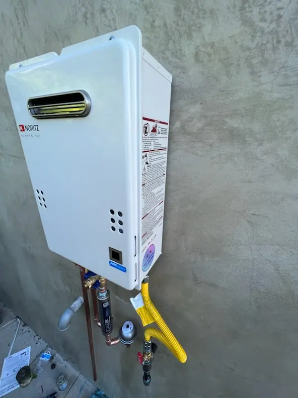 Tankless water heater installation for Chandler homes